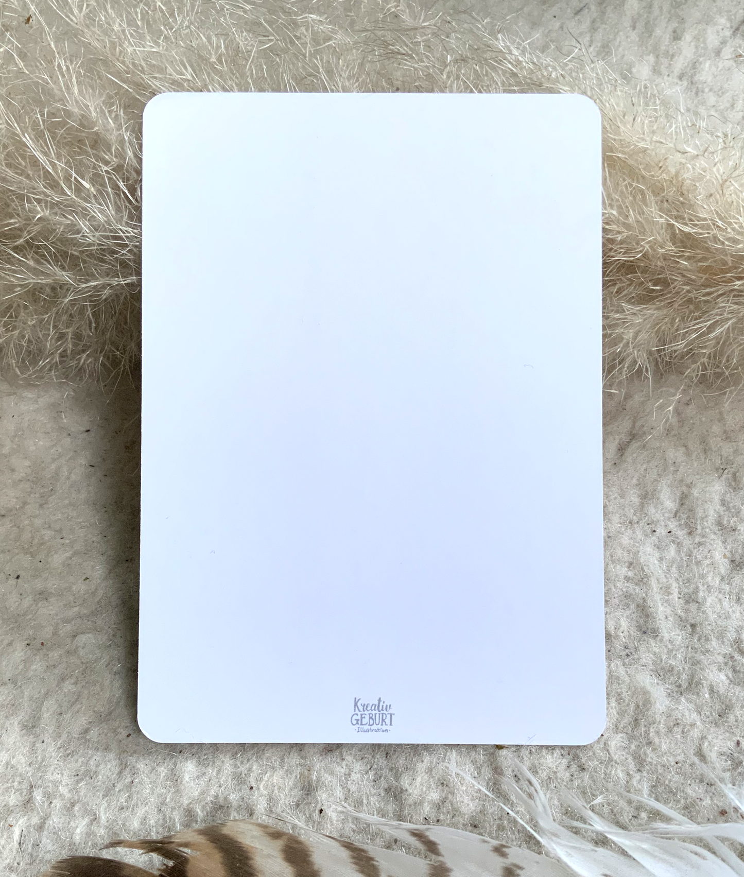 "Herzraum" - Kraftkarte für Schwangerschaft und Geburt - Einzelkarte