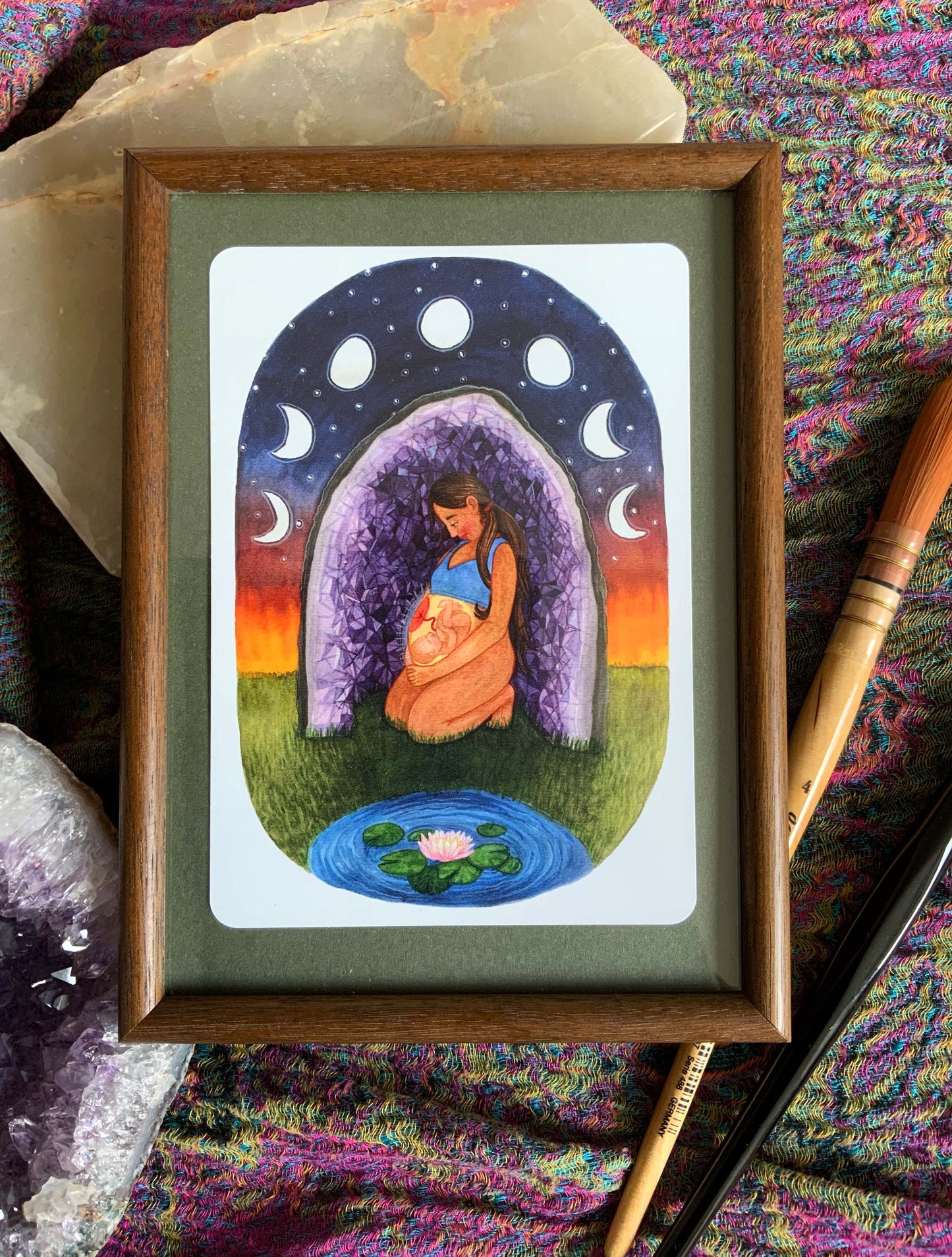 "Intuition" - Kraftkarte für Geburt und Schwangerschaft - Einzelkarte