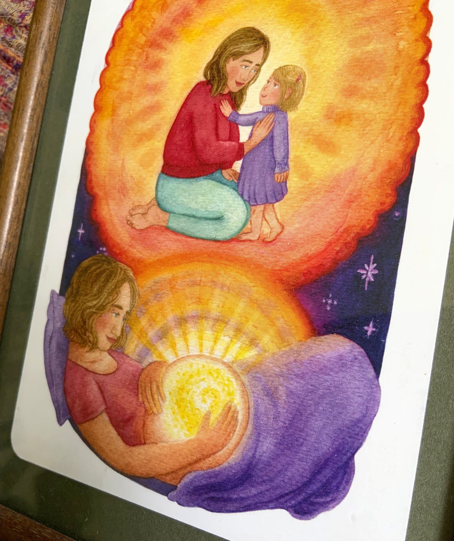 Power card for pregnancy and birth "Transformation" - single card