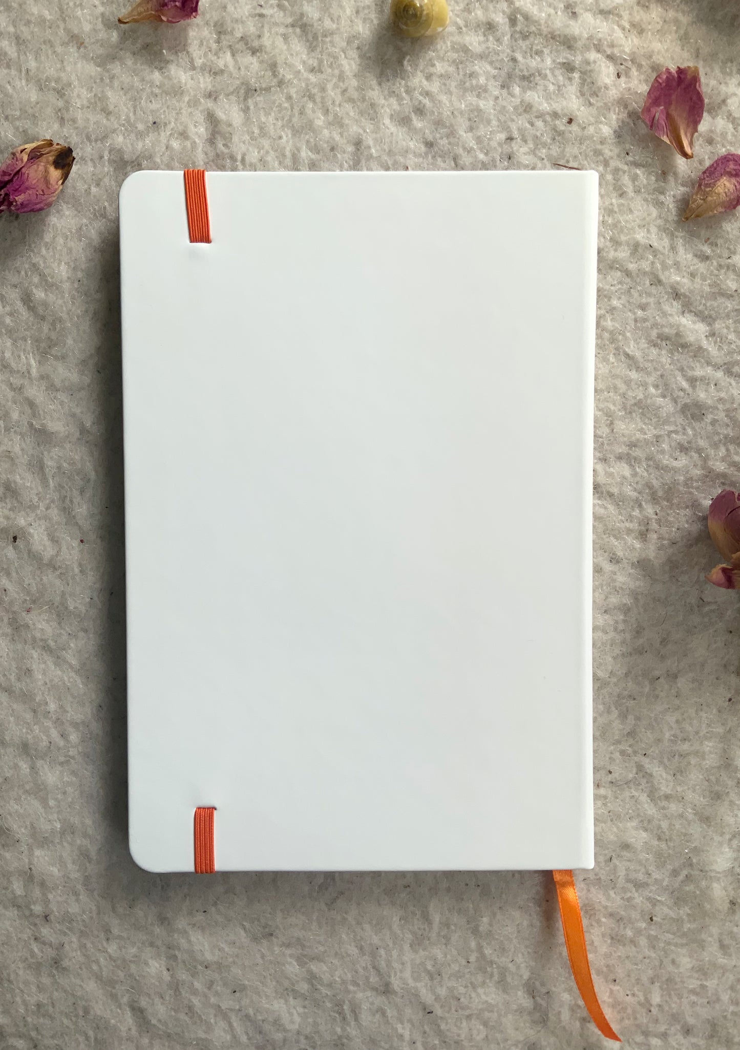 "Kraftort" - Notizbuch - Orange