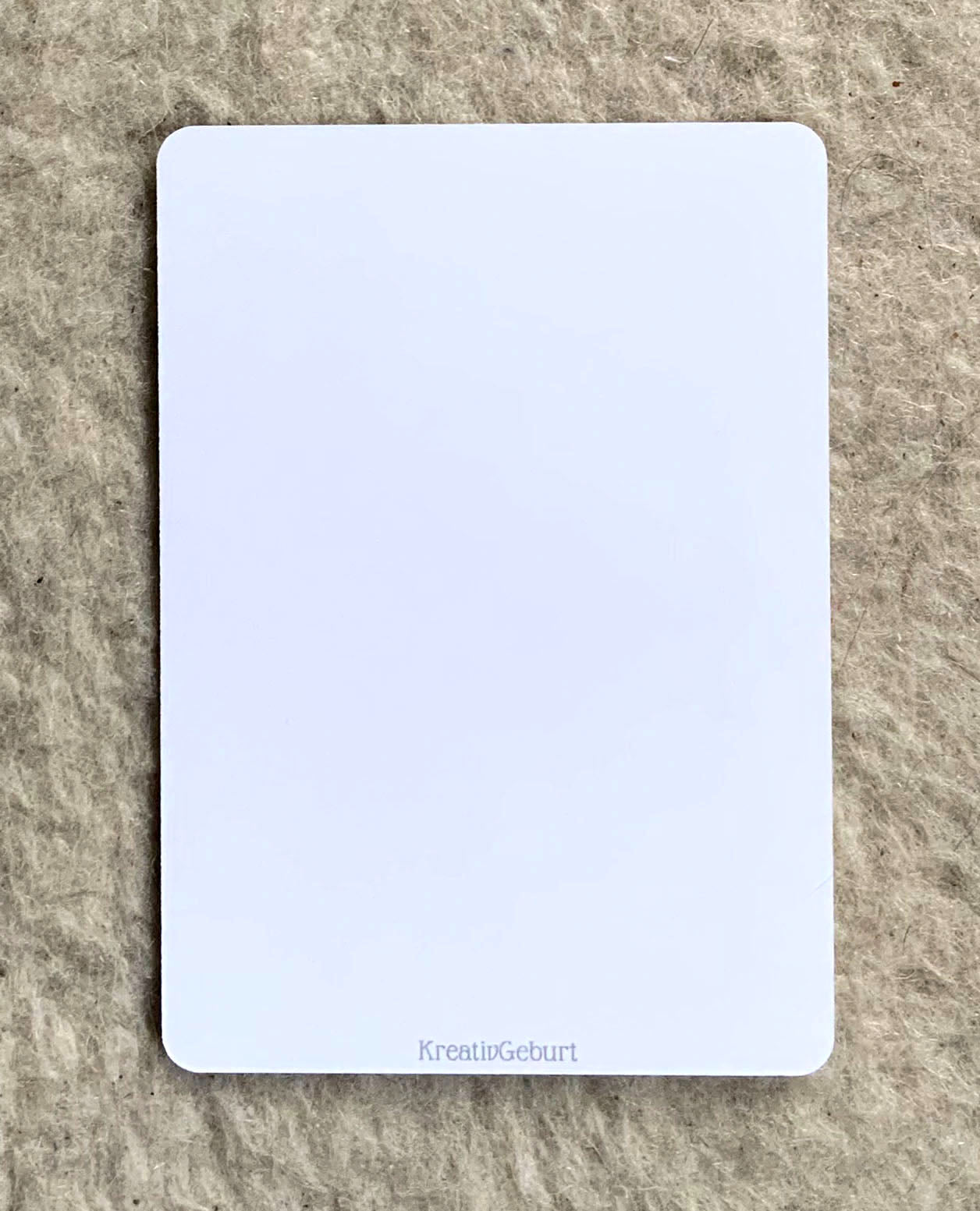 Kraftkarte "Gestillt und Getragen" - Einzelkarte