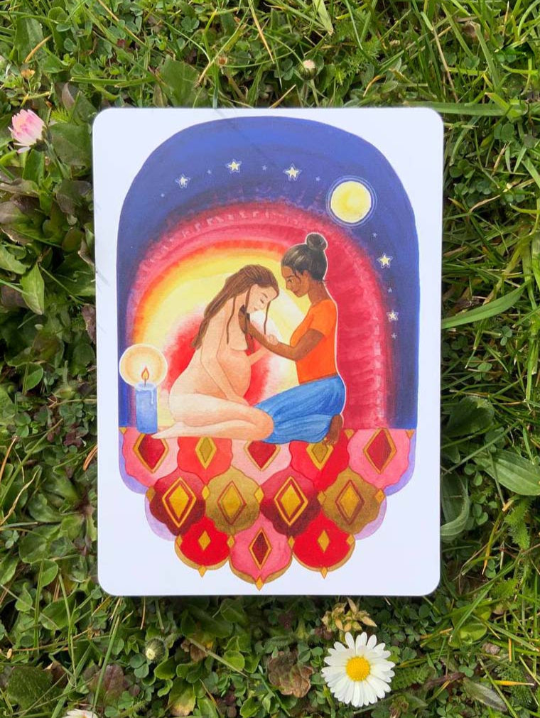 "Doula" - Kraftkarte für Geburt und Schwangerschaft - Einzelkarte