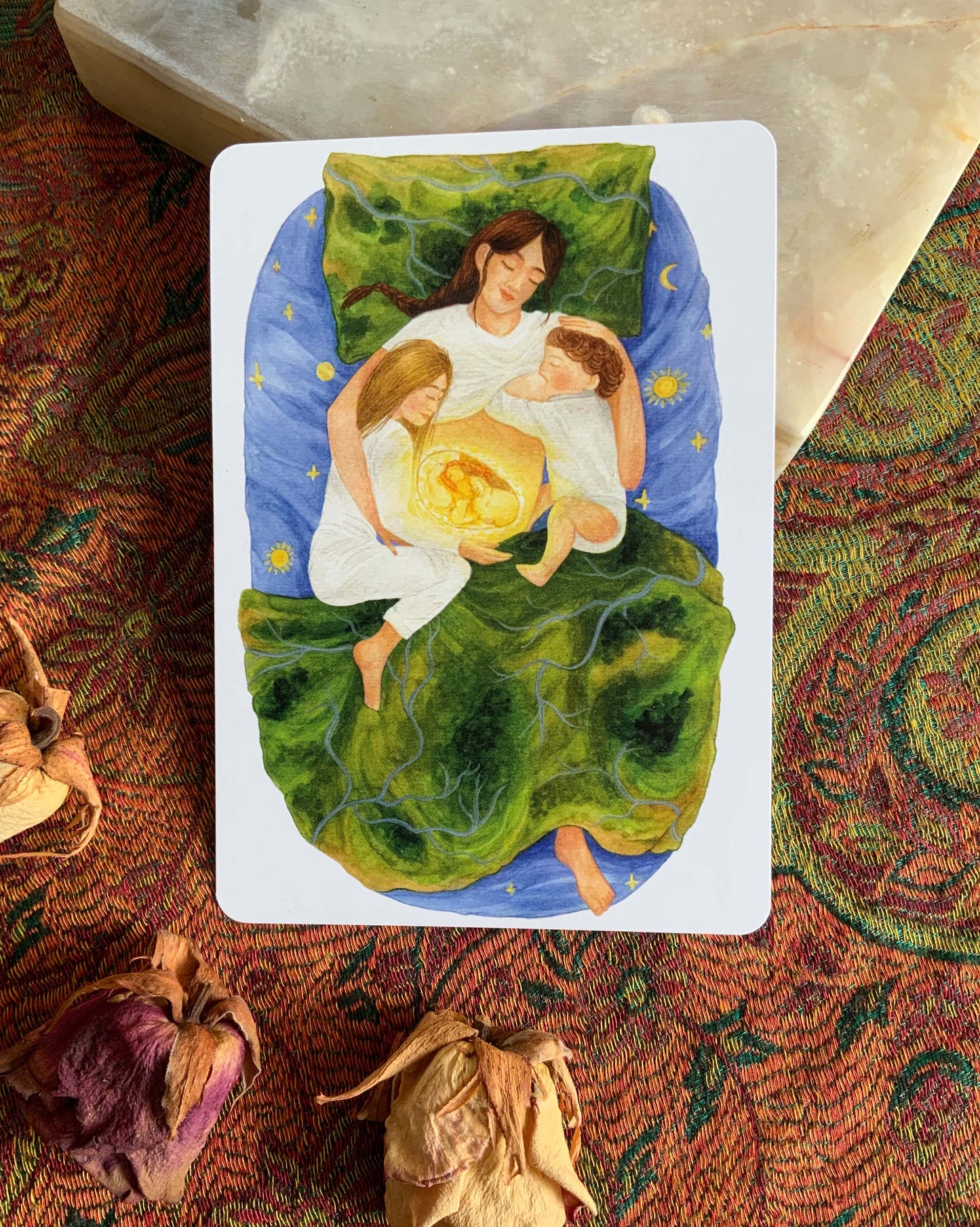 "Verbindung" - Kraftkarte für Geburt + Mutterschaft  - Einzelkarte