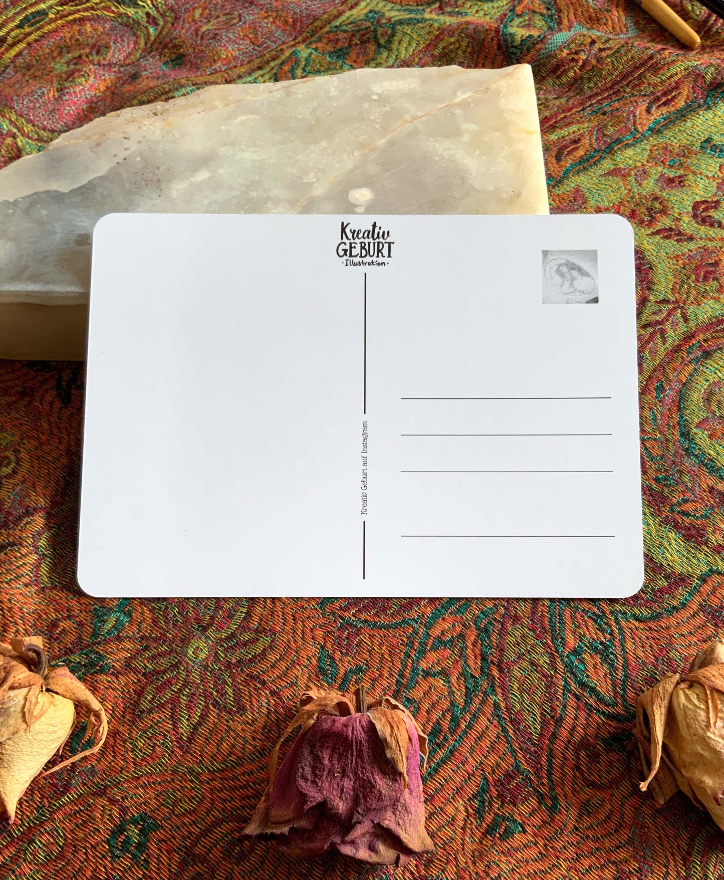 "Verbindung" - Kraftkarte für Geburt + Mutterschaft  - Einzelkarte