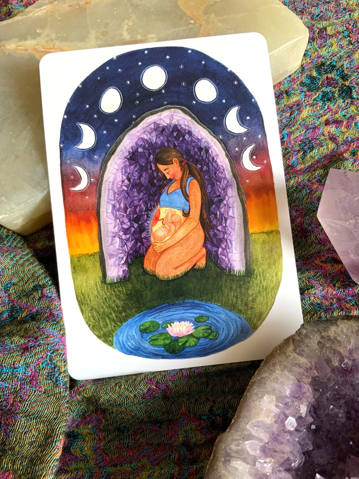 "Intuition" - Kraftkarte für Geburt und Schwangerschaft - Einzelkarte