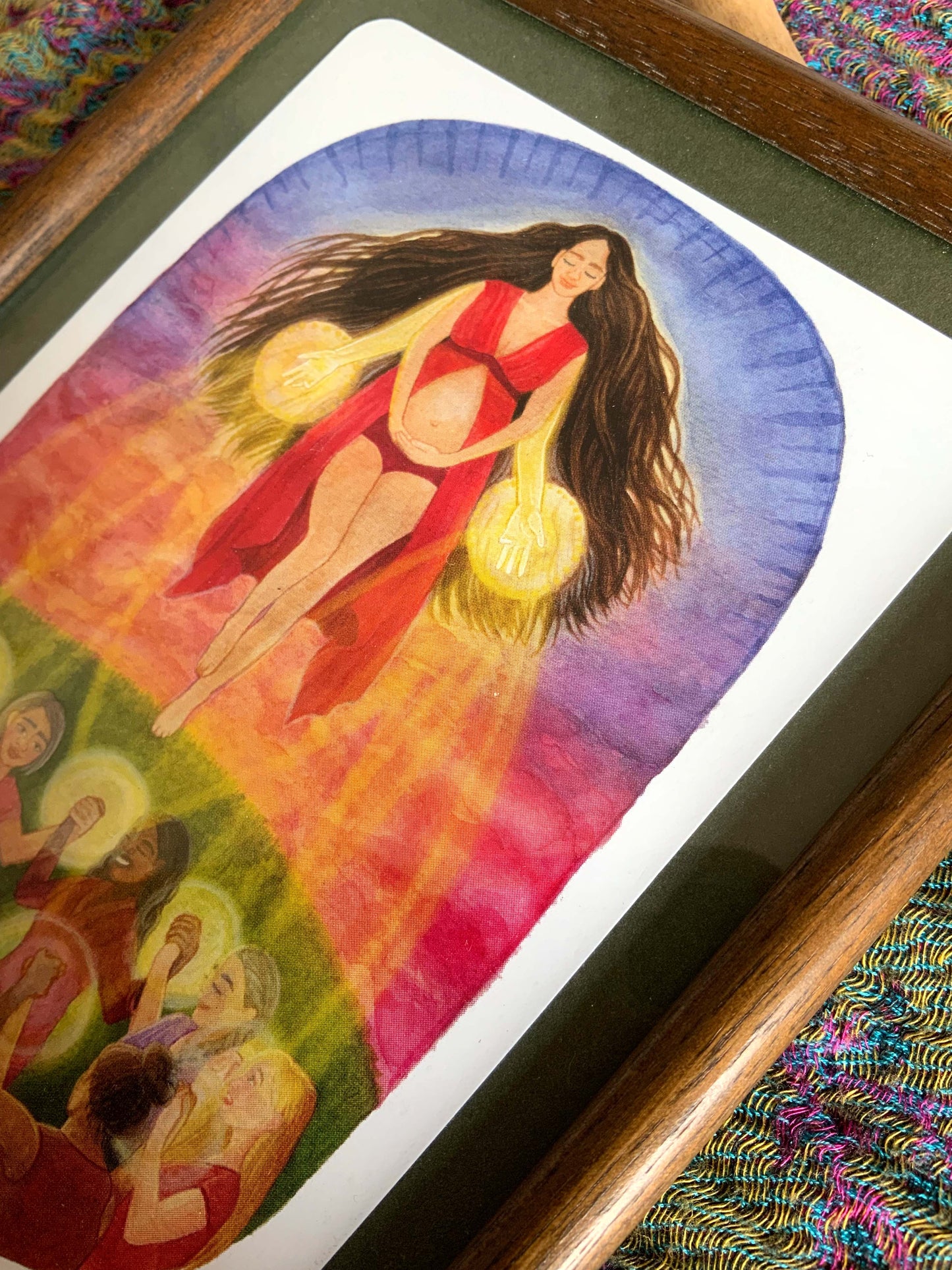 "Urkraft" - Kraftkarte für Schwangerschaft und Geburt - Einzelkarte