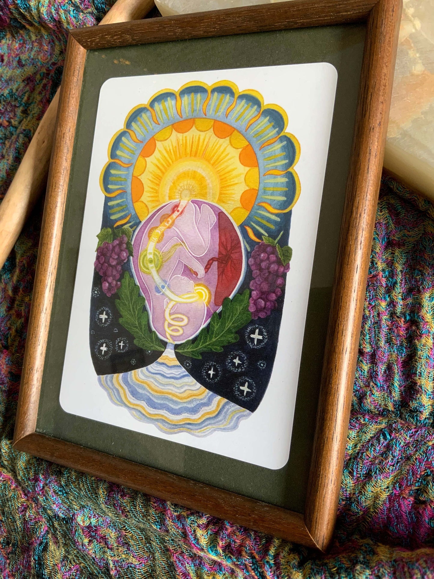 "Seelenweg" - Kraftkarte zur Geburt, begleitend + bestärkend - Einzelkarte