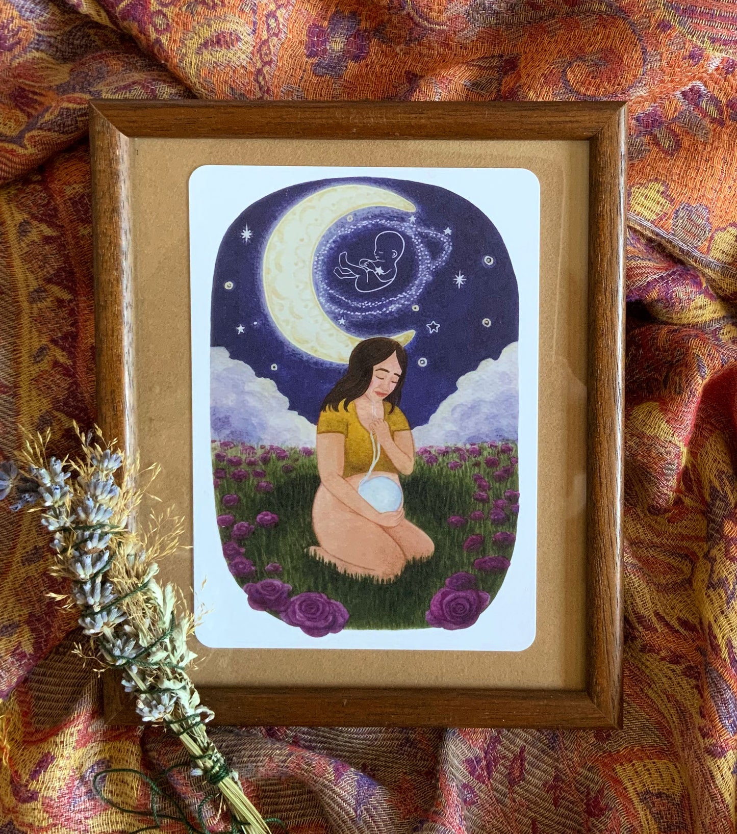 "Sternenkind" - Kraftkarte zur Trauer - Einzelkarte