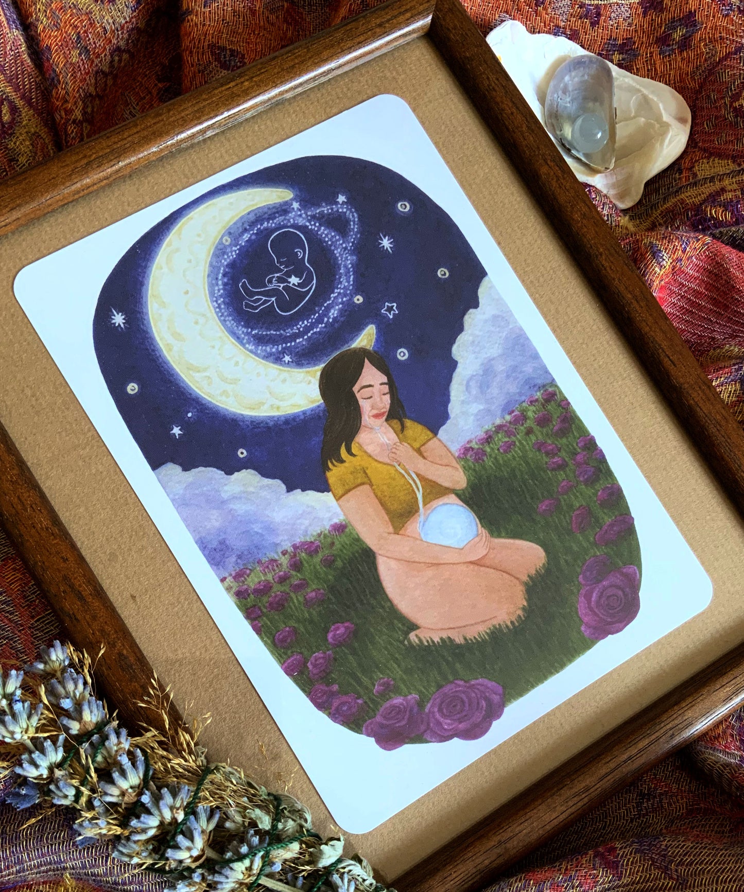 "Sternenkind" - Kraftkarte zur Trauer - Einzelkarte