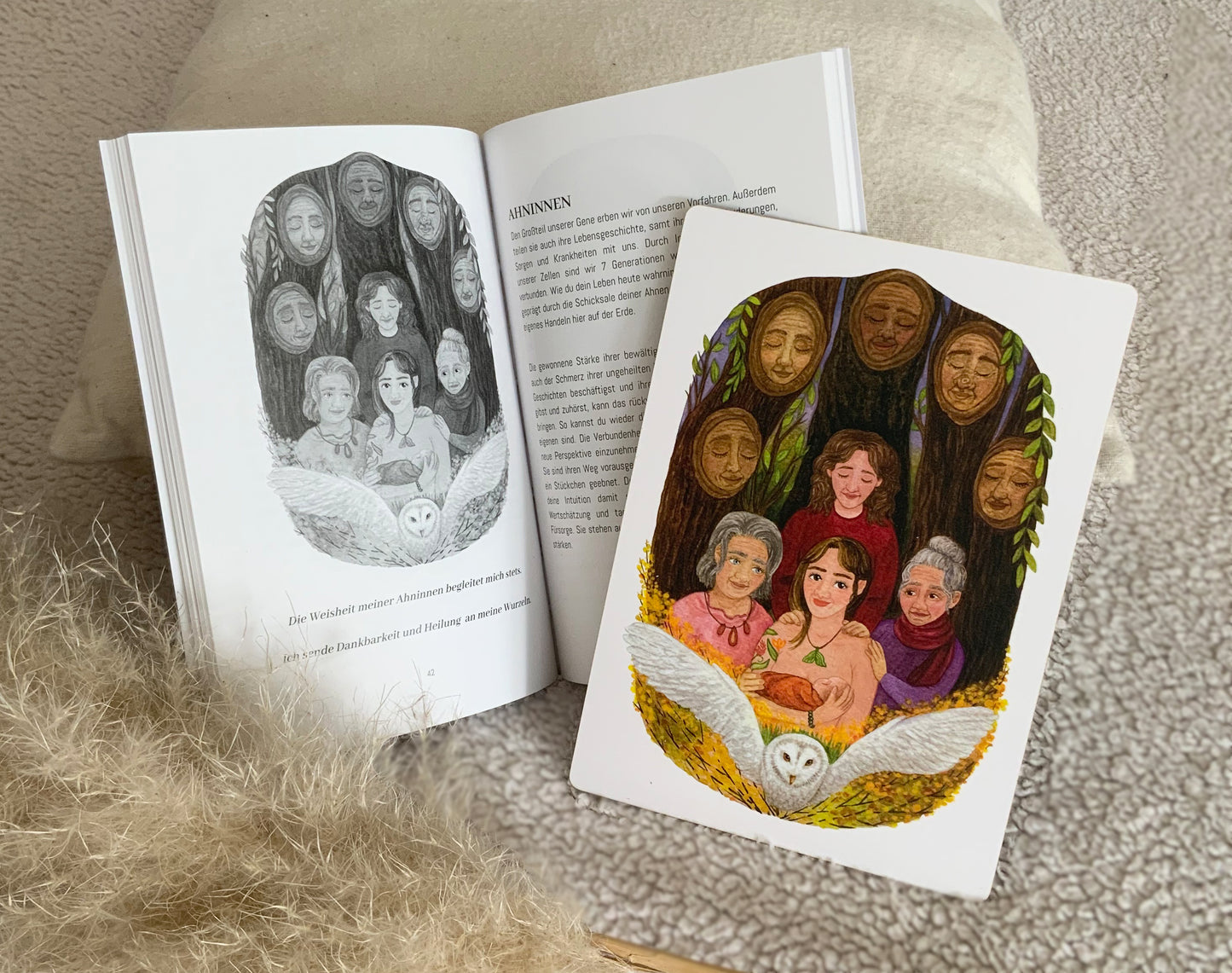 "Verbundenheit und innere Kraft" - Kartenset: 40 Karten + Booklet