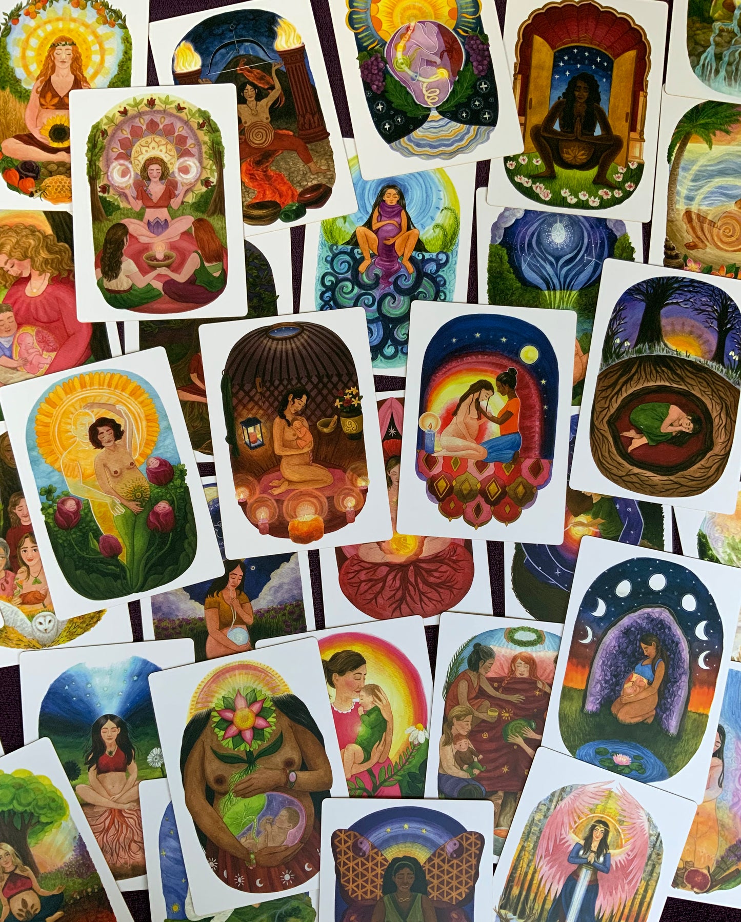 "Verbundenheit und innere Kraft" - Kartenset: 40 Karten + Booklet