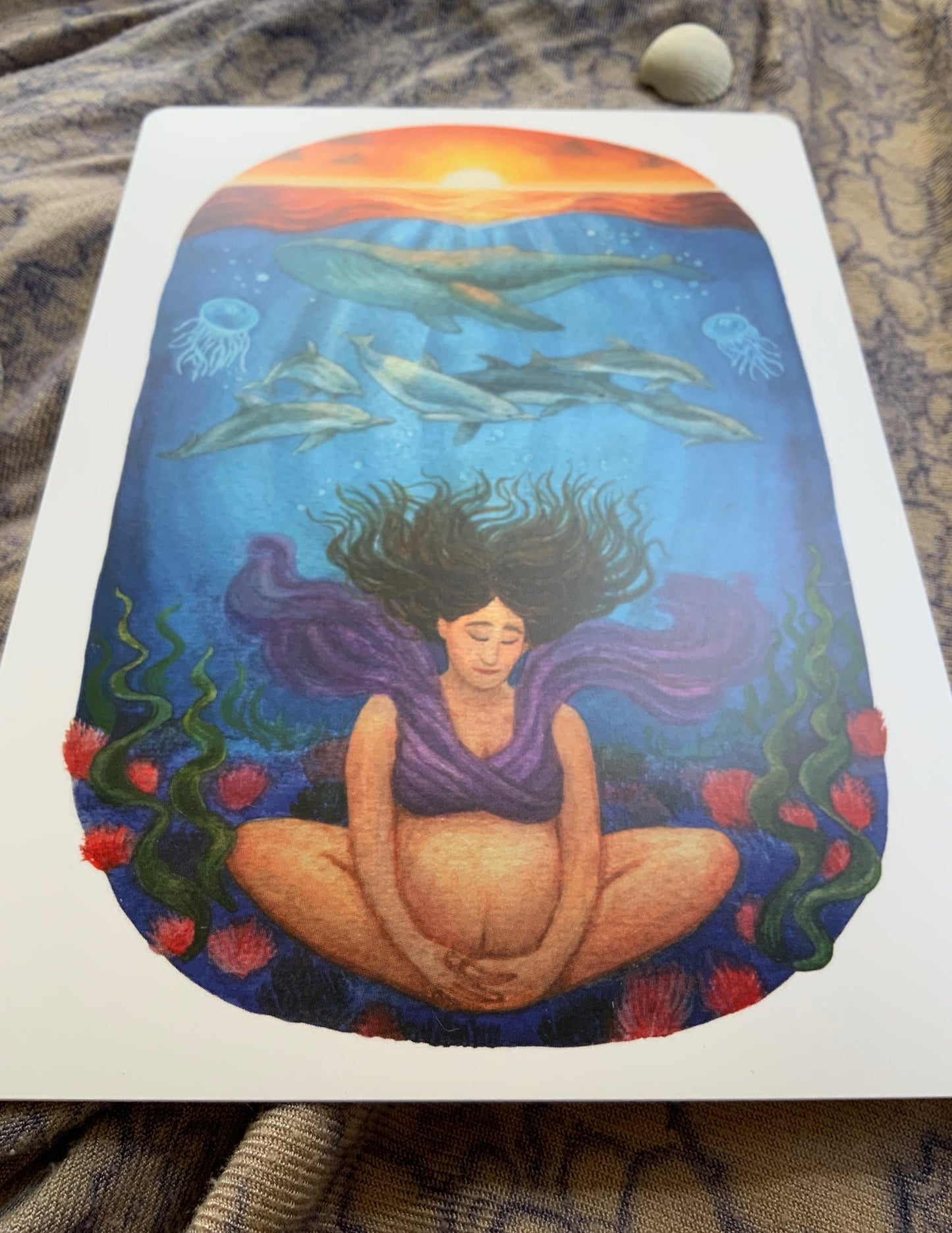 "Tiefgang" - Kraftkarte, Vertrauen vertiefen - Einzelkarte