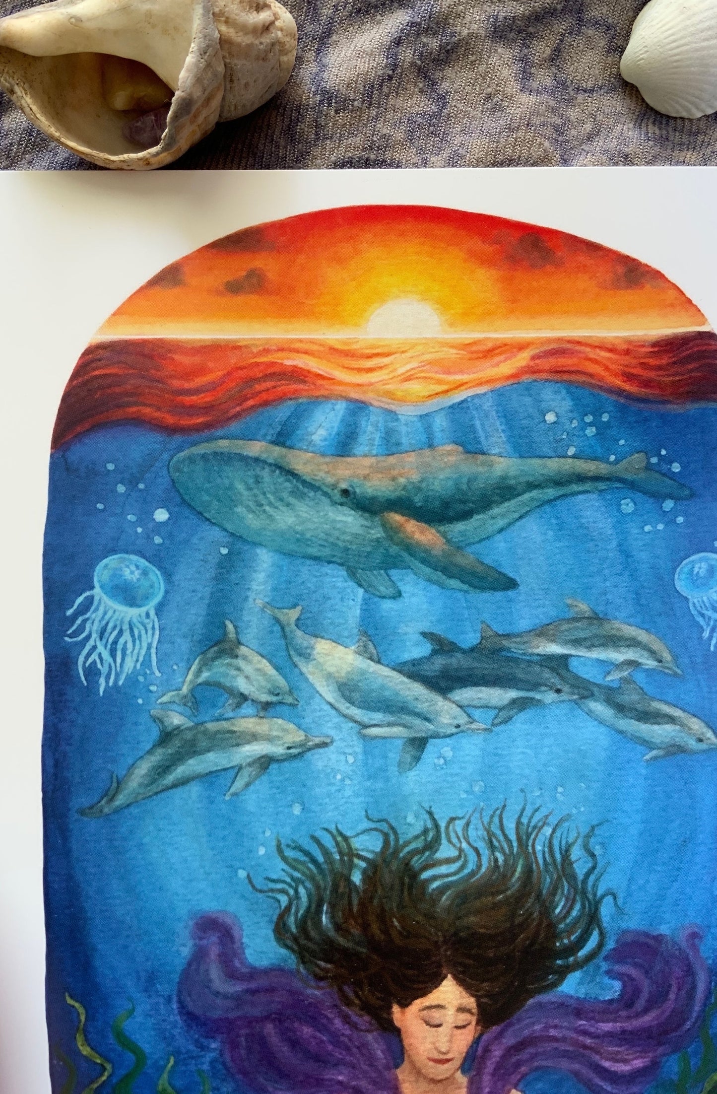 "Tiefgang" - Kraftkarte, Vertrauen vertiefen - Einzelkarte