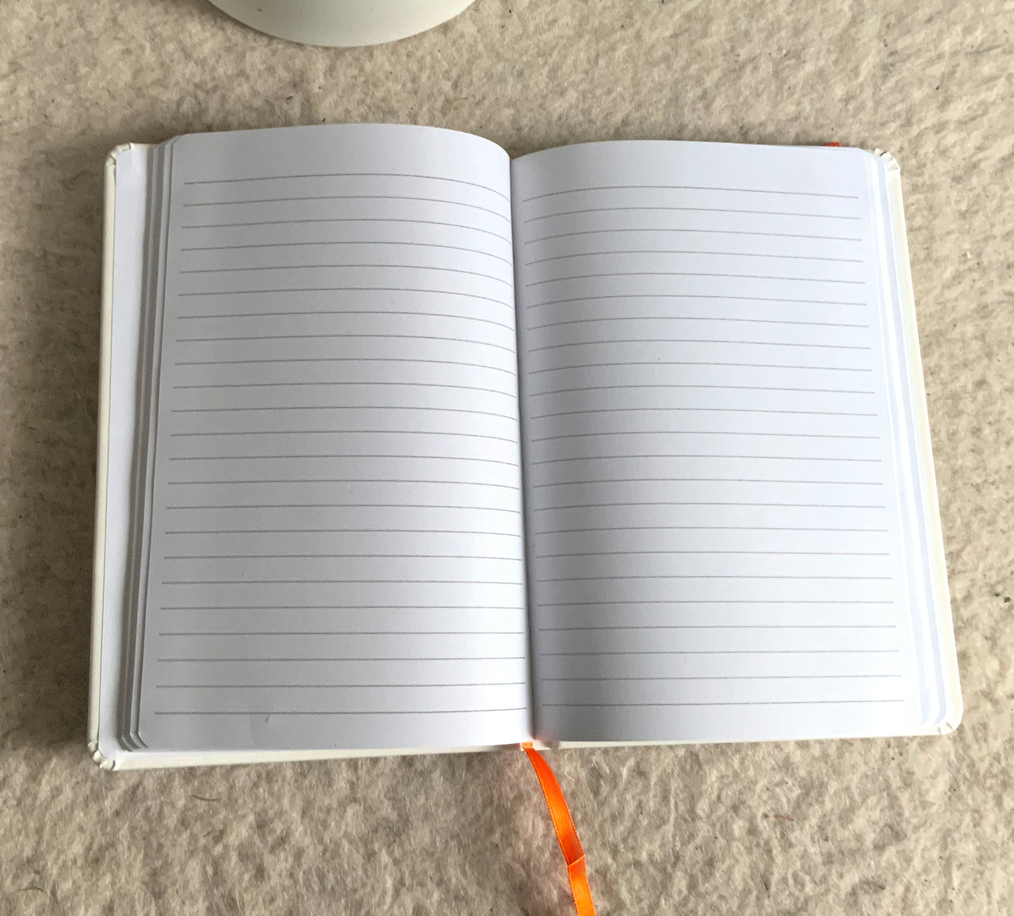 "Kraftort" - Notizbuch - Orange