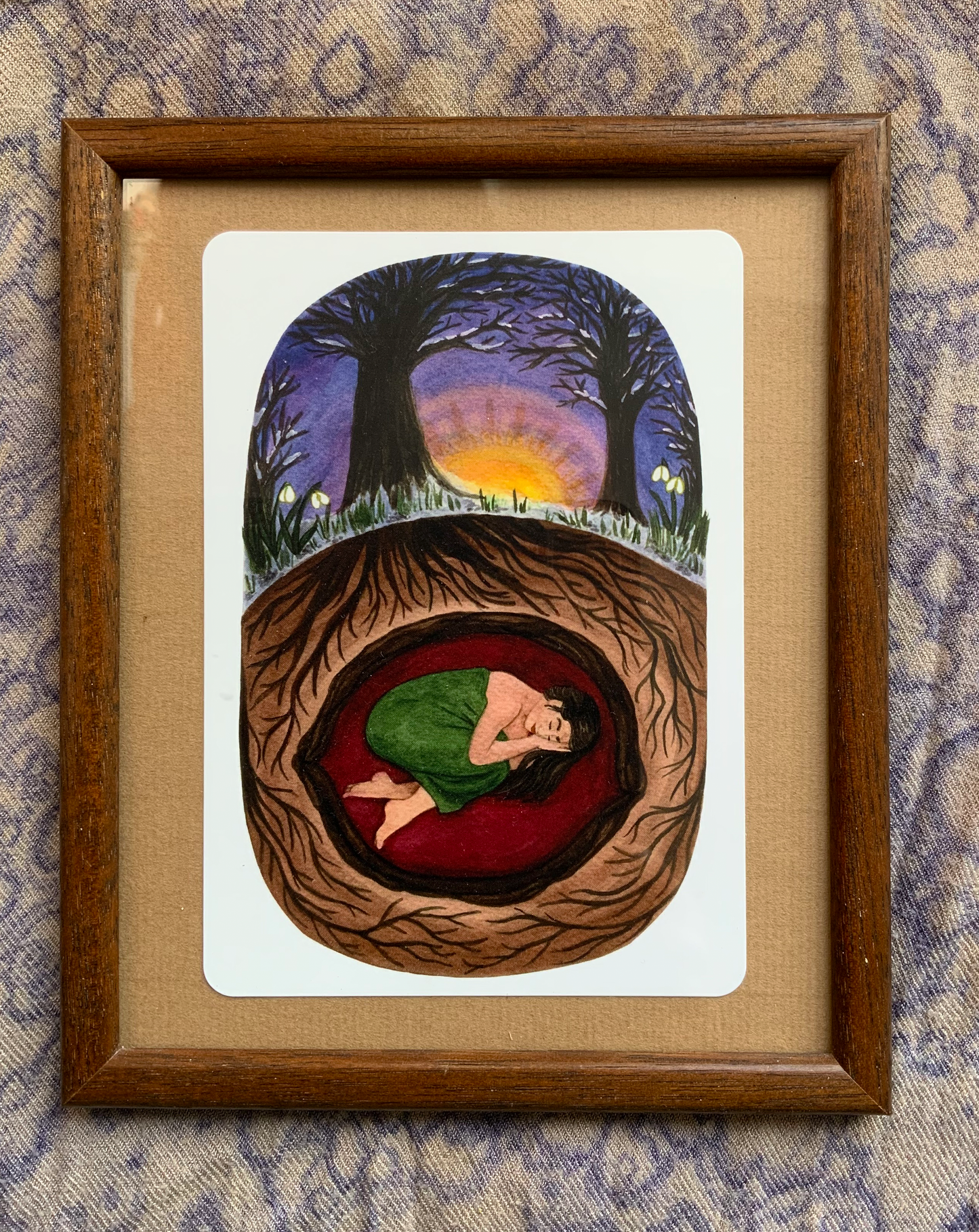 Power card "Power place" Autumn feelings, introspection - Postcard A6