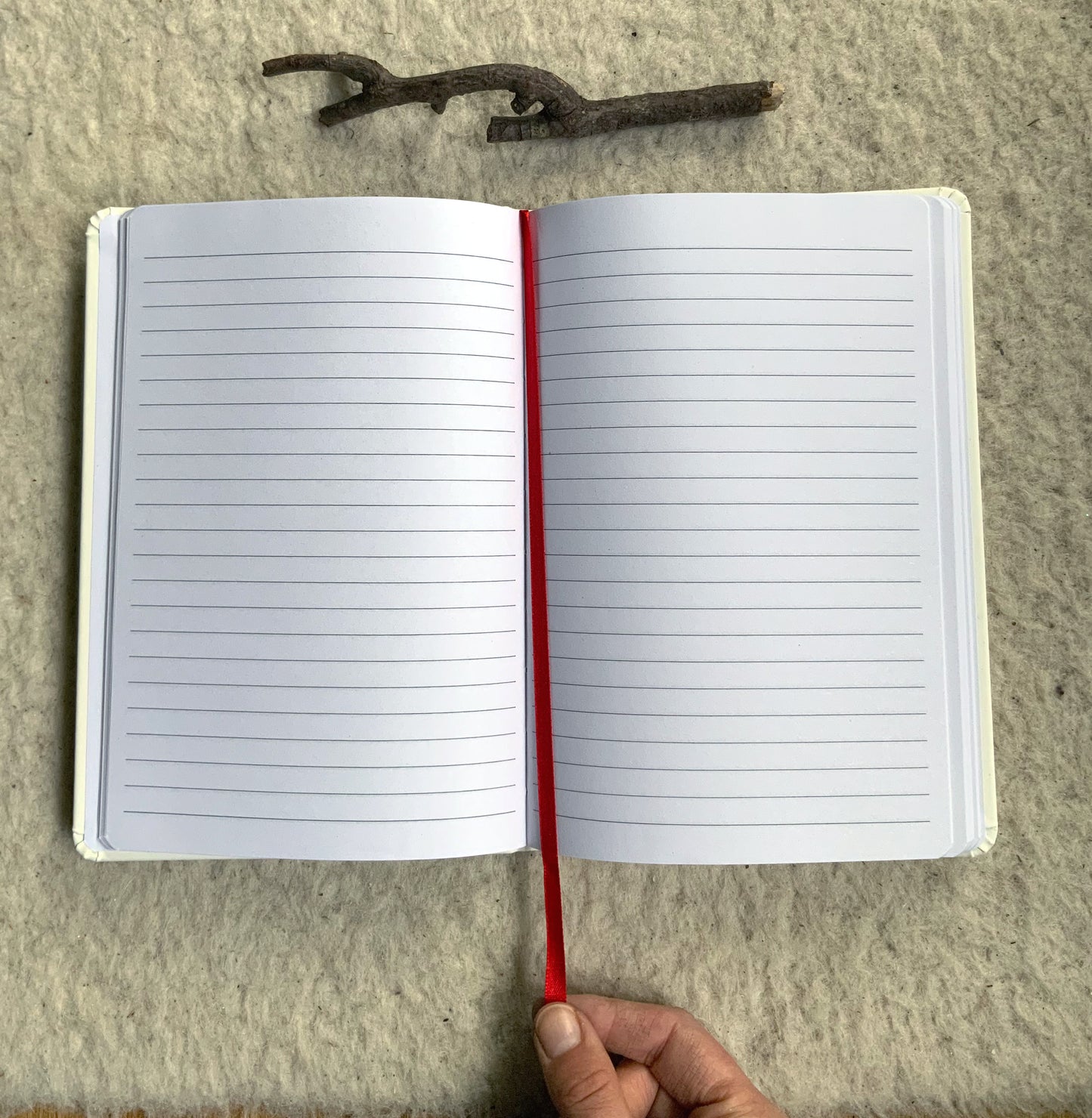 "Neubeginn" - Notizbuch - Rot