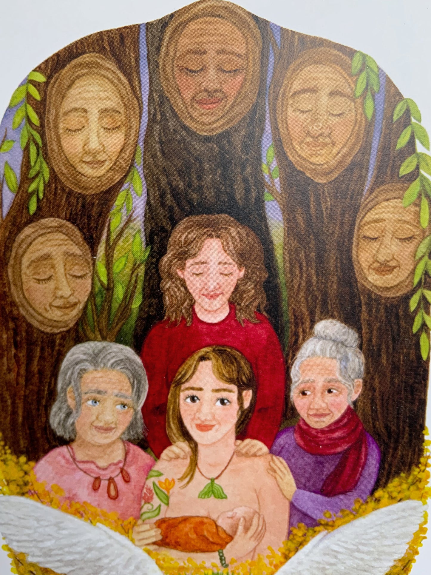 "Ahninnen" - Kraftkarte für Geburt und Schwangerschaft - Einzelkarte