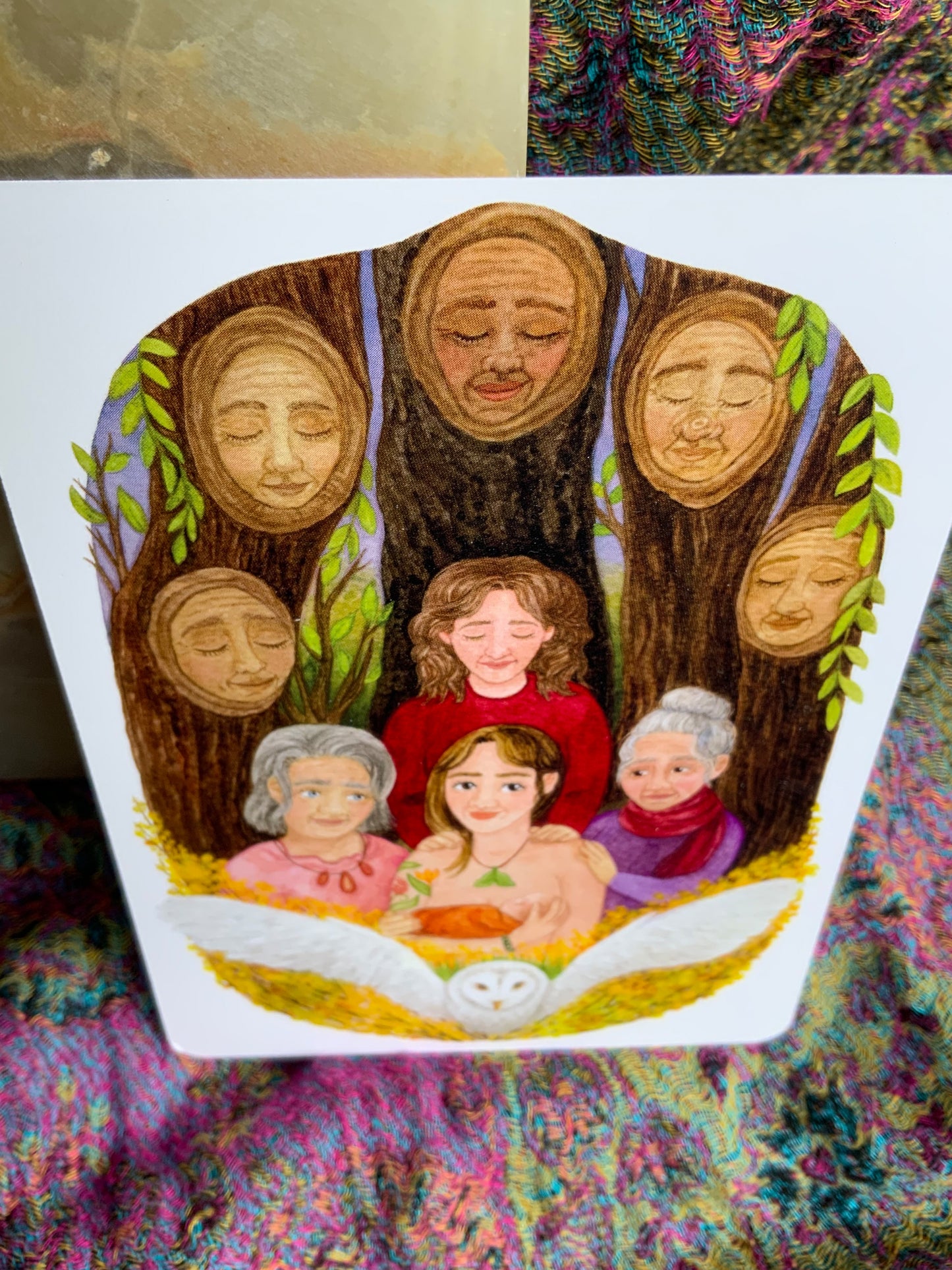 "Ahninnen" - Kraftkarte für Geburt und Schwangerschaft - Einzelkarte