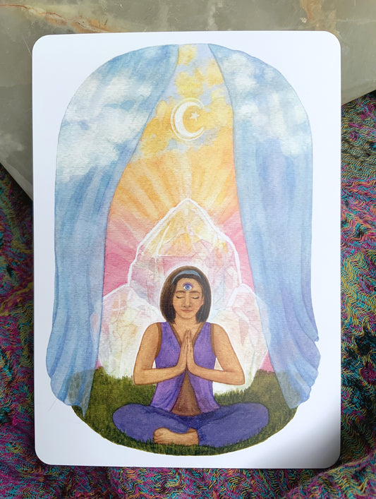 "Klarheit" - Kraftkarte für mehr Klarheit - Einzelkarte