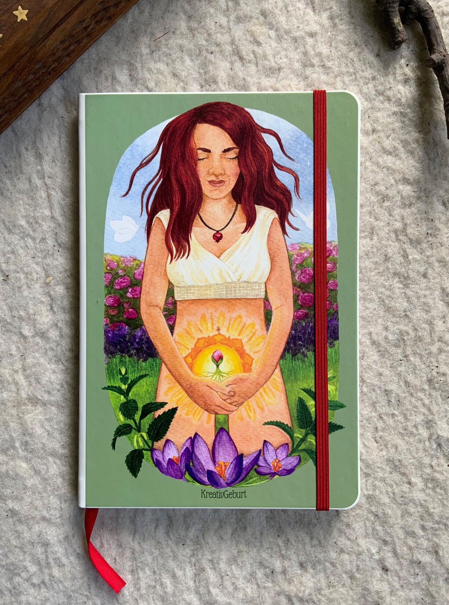 "Neubeginn" - Notizbuch - Rot