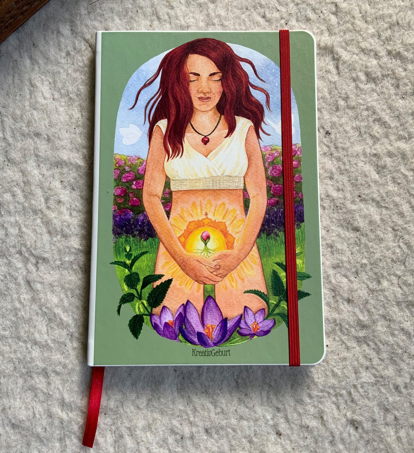 "Neubeginn" - Notizbuch - Rot